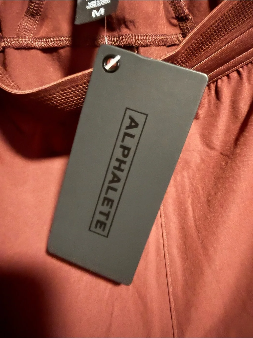 204. NWT Alphalete Men’s Maroon Athletic Shorts